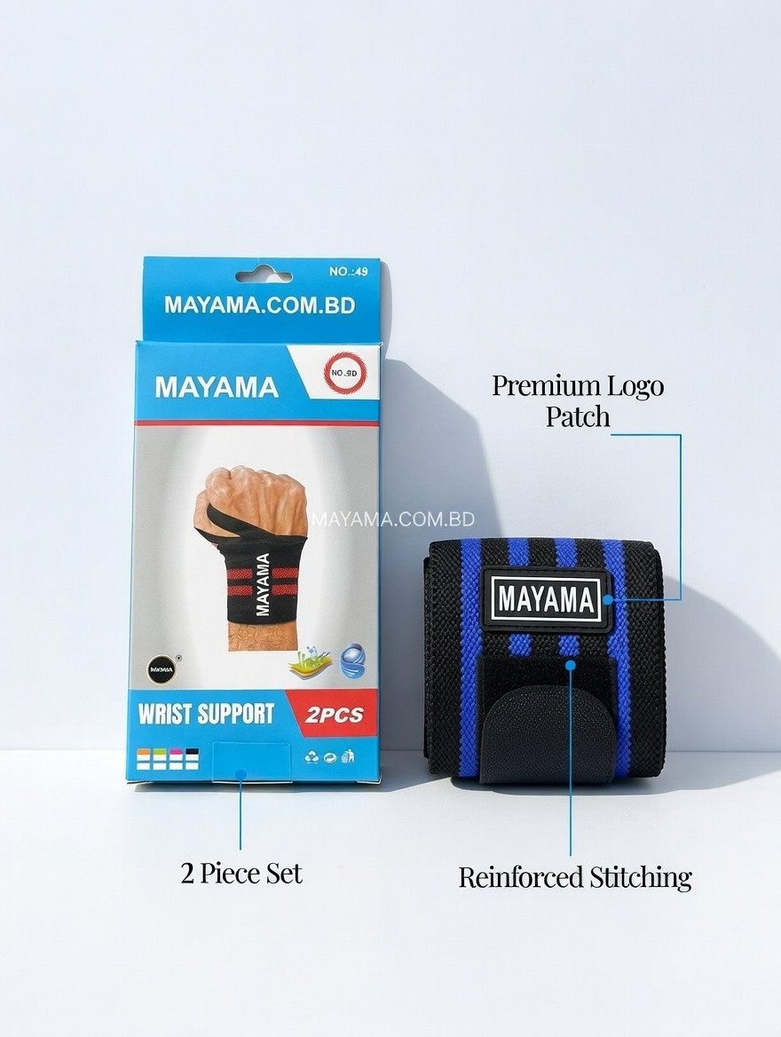 Adjustable Weight Lifting Wrist Wraps – Mayama