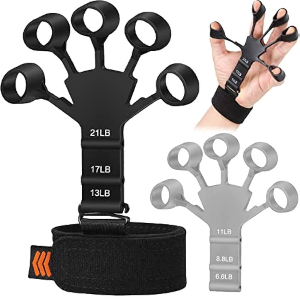 Btfsoul Finger Exerciser & Finger Stretcher – Adjustable Grip Strength Trainer