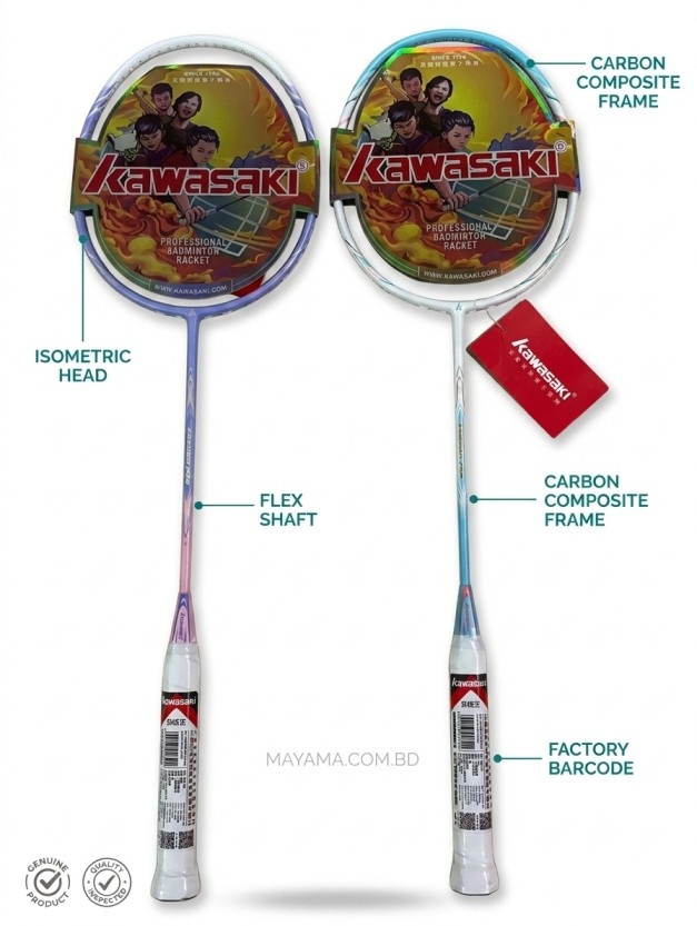 Kawasaki Passion -P38 Badminton Racket (4u)