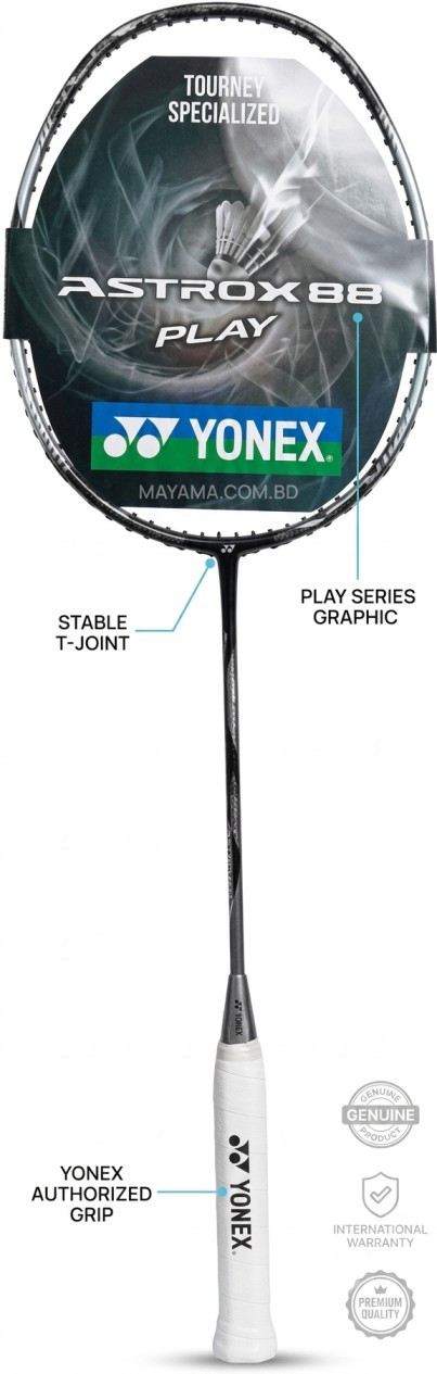 Yonex Astrox 88 Play (Gen3) Badminton Racket!4u Racket