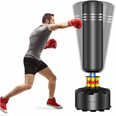 Standing  Boxing Punching  kickboxing bag