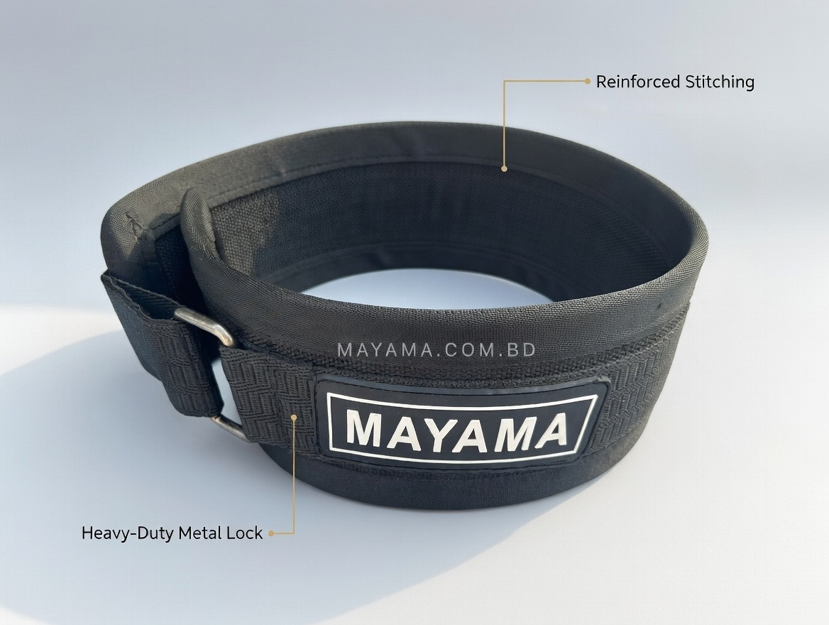 MAYAMA 4-Inch Gym Weightlifting Belt – Mayama