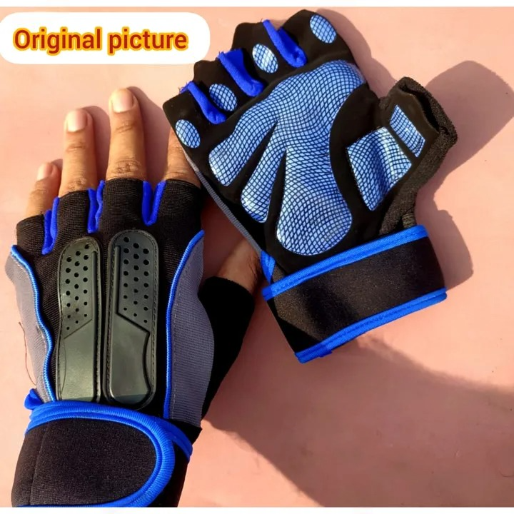 hirigin Women Men Workout Gloves, Anti-Slip Gel Pad Weight Lifting Gloves
