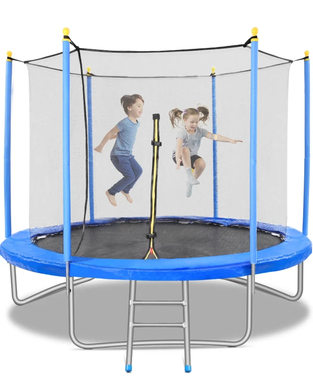 8 Feet Trampoline with net coverage