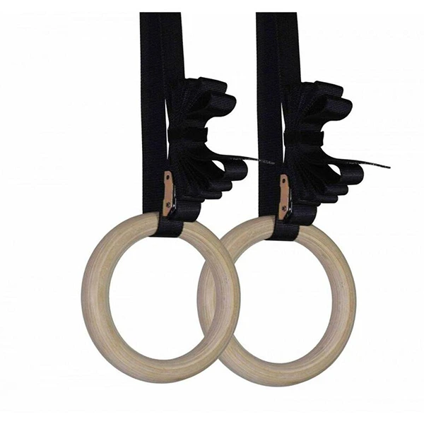 Gymnastics Rings, Roman Ring 1000 lbs Capacity with 14.5ft Adjustable Buckle Straps for Cross Fitness Functional Training for Home Gym Full Body Workout
