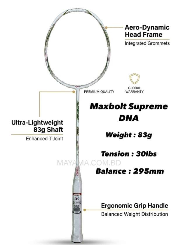 Maxbolt Supreme DNA Badminton Racket