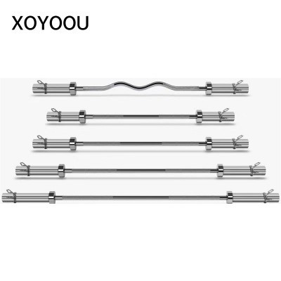 Olympic barbell with coller 4ft, 5ft, 6ft, 7ft, Ez bar 4 feet