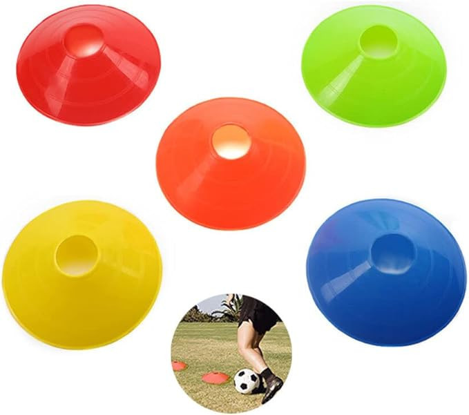 Football Training Marker Discs – Soccer Saucer Cones (12 PCS Set)