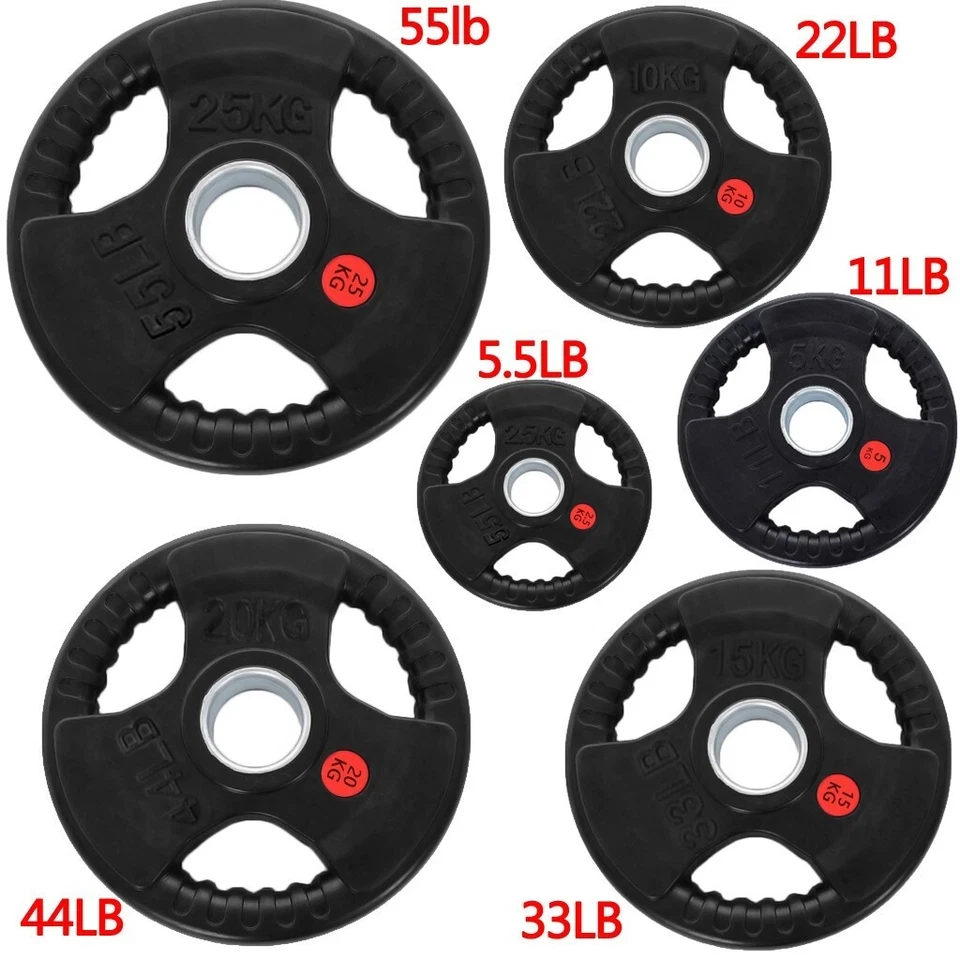 Olympic  Rubber Coated Plate 2.5Kg, 5Kg, 10Kg, 15Kg, 20Kg pair