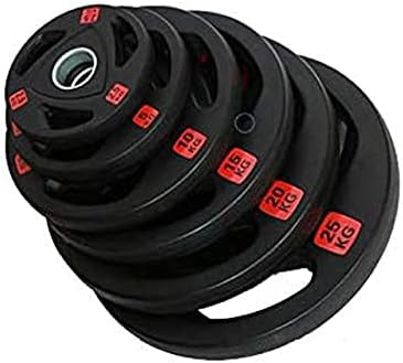 RUBBER COATED OLYMPIC BARBELL PLATES, 2.5KG, 5KG, 10KG, 15KG,20KG,25KG pair