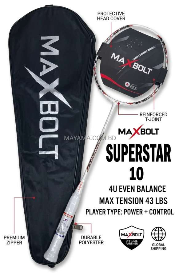 Maxbolt Superstar 10 Badminton Racket